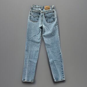 Levi's 912 Jeans Women's 11 Long 28x30 Slim Fit Tapered Leg Orange Tab Vintage